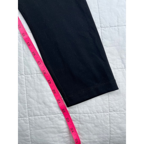 YOGALICIOUS LUX High Waisted Black Leggings Athleisure Workout Size M - Picture 4 of 6